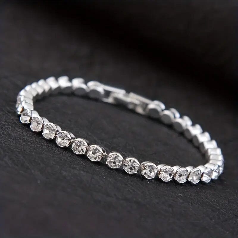 Elegant Rhinestone Tennis Bracelet
