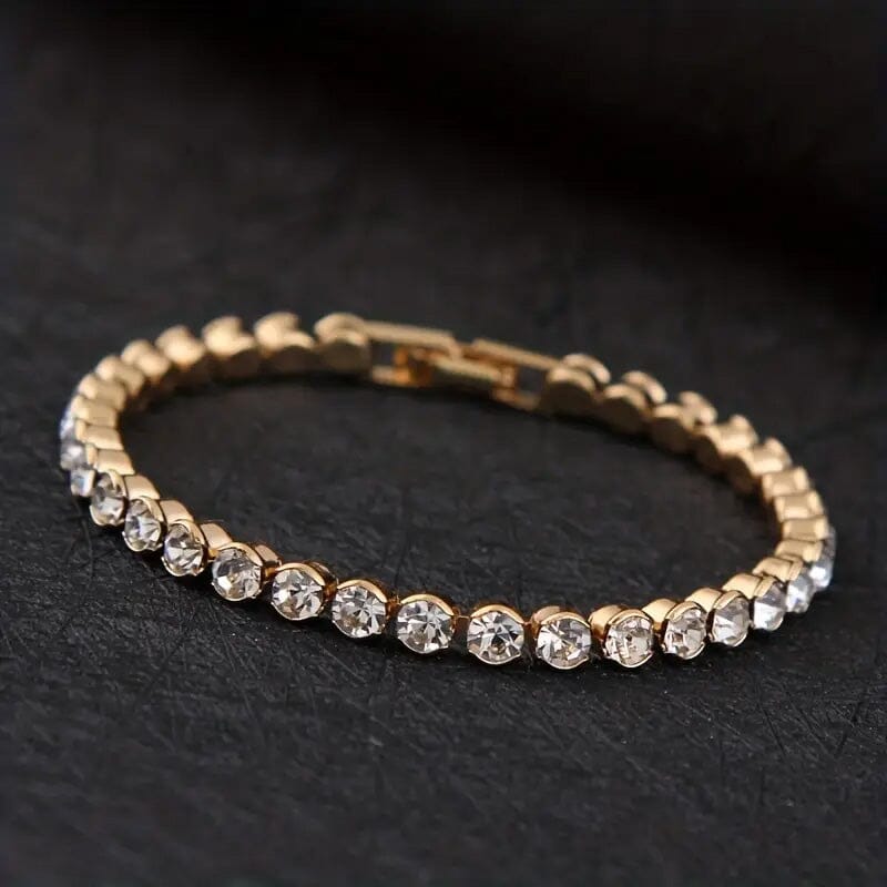 Elegant Rhinestone Tennis Bracelet