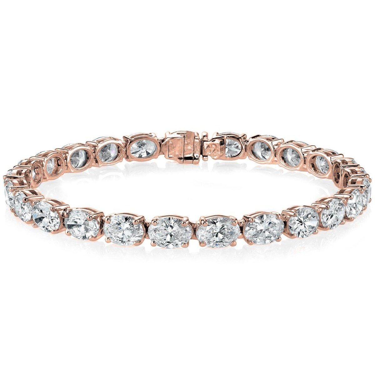 Oval Tennis Bracelets Made With Swarovski Elements